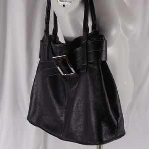 Alfani  Medium Leather Buckle Tote